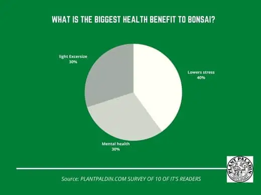 health benefits of bonsai - survey results
