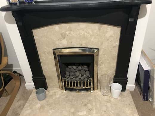 Fireplace to avoid for burning acorns